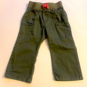 4 prToddler pants, 3 pr of leggings, jacket, sweater, pajama onesie